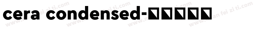 cera condensed字体转换